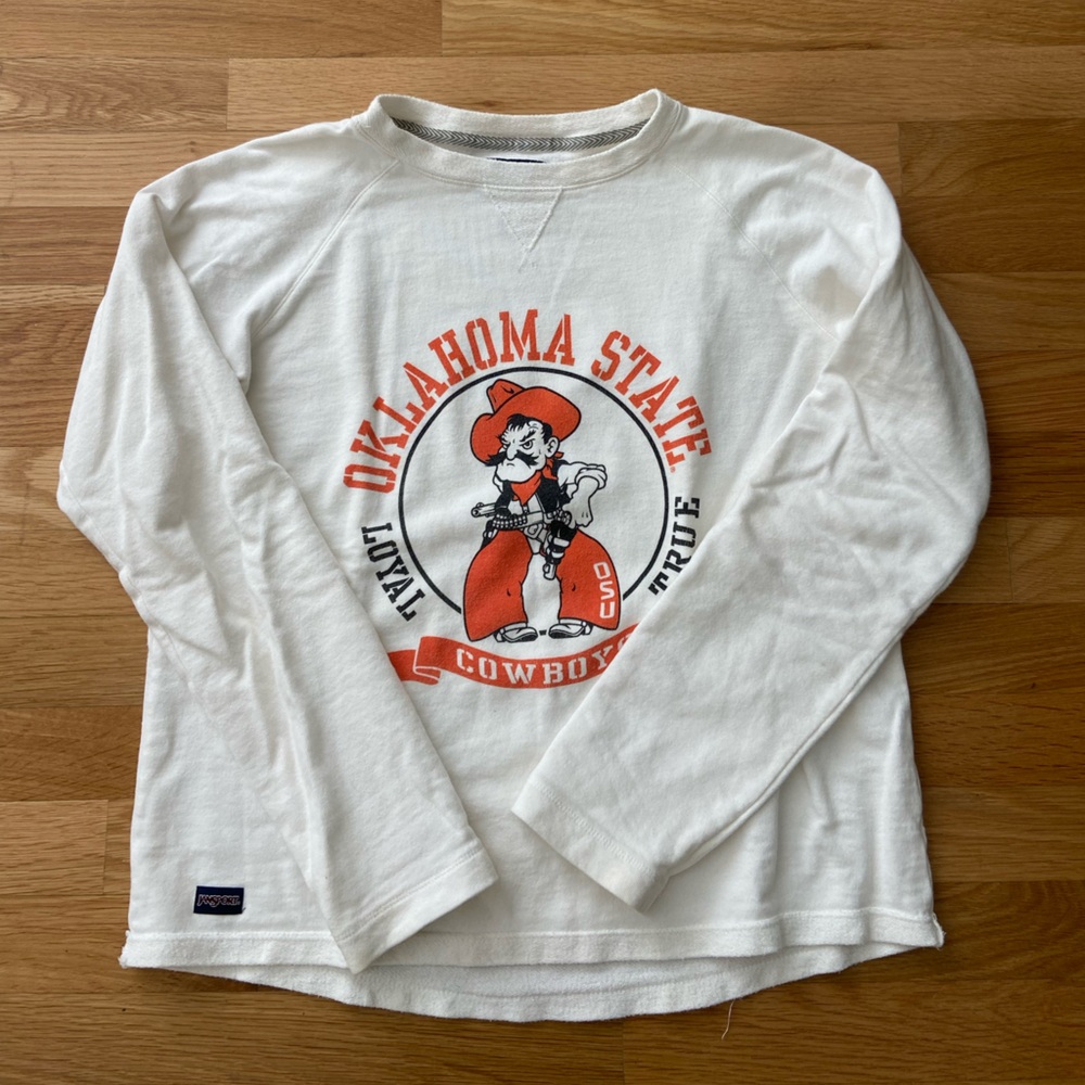 Vintage Oklahoma State University sweatshirt, size large